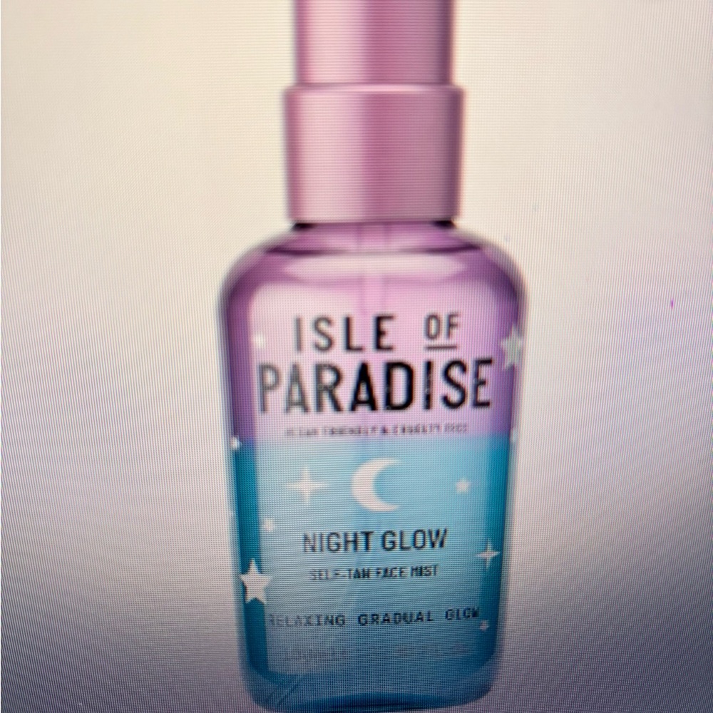 Isle of Paradise Night Glow Self-Tan Face Mist - Pink and Blue